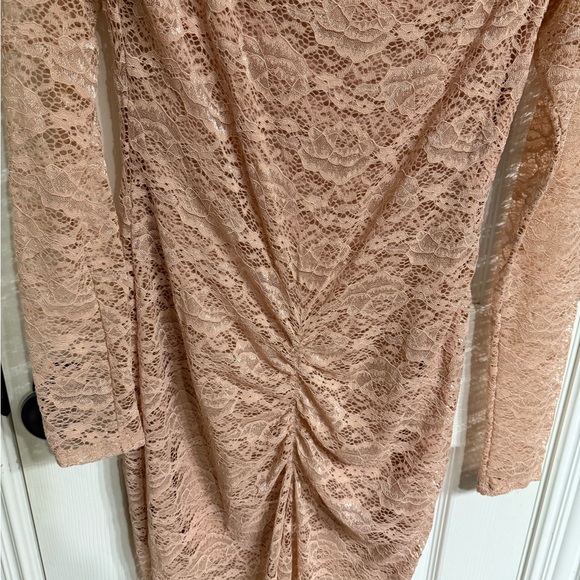 Ronny Kobo Yessenia Off-The-Shoulder Long-Sleeve Lace Maxi Dress. - Picture 7 of 10